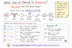 fibroid size, location, symptoms and growth, and why size alone does not determine treatment or danger