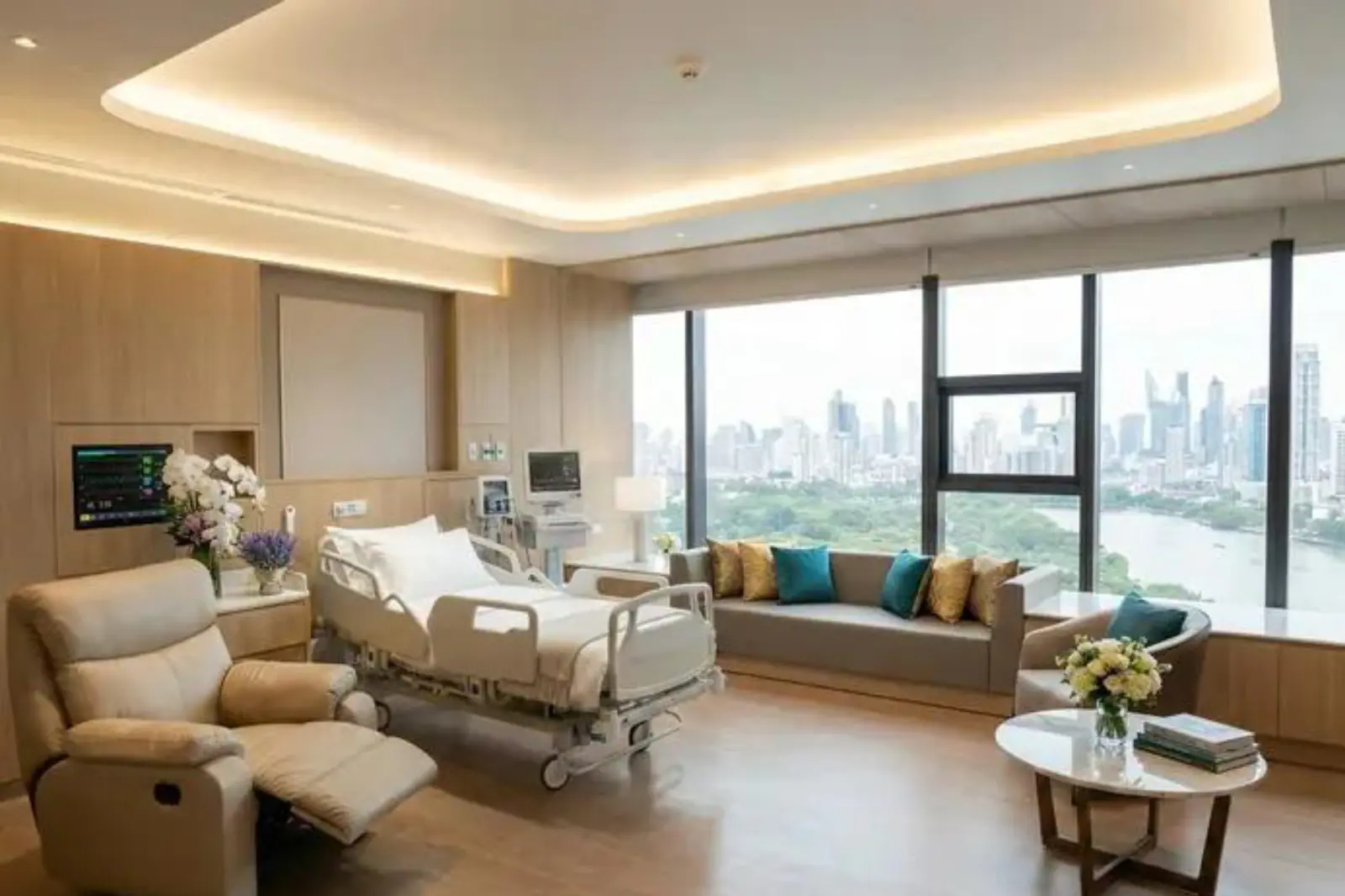 Comfortable Patient Rooms